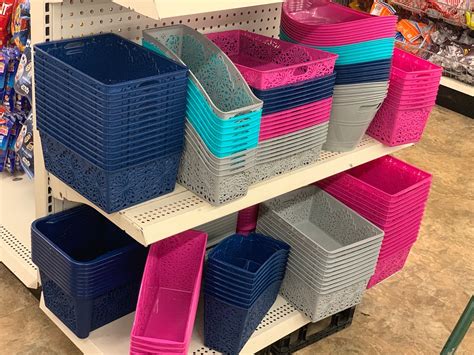 dollar tree storage boxes